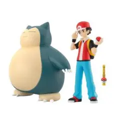 レッド＆カビゴン＆ポケモンの笛 カントー地方 ポケモンスケールワールド