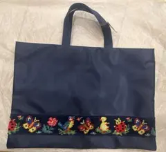 新品未使用　FEILER　学校フェイラー　レッスンバッグ 紺　ネイビー ハイジ