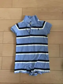 Ralph Lauren ストライプロンパース 95cm未満