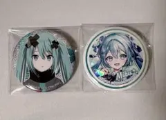 プロセカローソンコラボ 初音ミク ホログラム缶バッジ - メルカリ