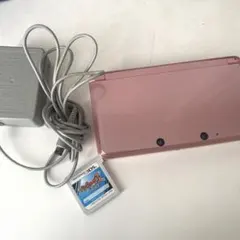 Nintendo 3DS ピンク 本体 ACアダプター付き