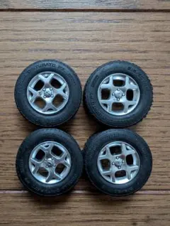 フジミ 自動車模型用 日産キューブ（Z12）タイヤ付きアルミホイール