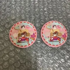 ディズニー刺繍缶バッジ シュガーラッシュ 2個セット