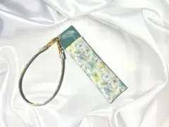 ペン差し、ストラップ付き＊リバティラミネート