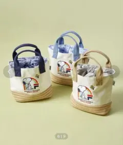 FILA スヌーピー トートバッグ 巾着付きのサムネイル