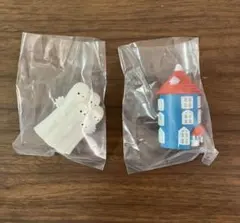 ムーミンミニチュアランプ3ガチャ　ガチャガチャ　ニョロニョロ　ムーミンハウス