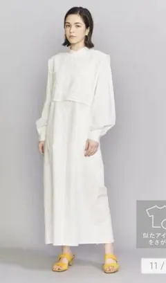 最終値下げBYレースベストレイヤードワンピース2WAY/ウォッシャブル