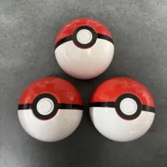 ポケモンボール 3個セット　ガチャガチャ