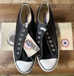 コンバース オールスター レザー 黒 MADE IN U.S.A 未使用