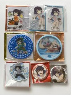 鬼滅の刃　嘴平伊之助　アクリル　缶バッジ