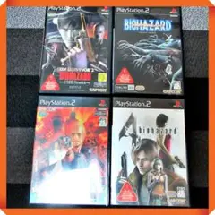 PS2ソフト【状態良し★バイオハザード】４本セット 動作確認済み