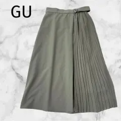 タグ付未使用＊GU＊ジーユー【XL】コンビネーションプリーツスカートのサムネイル