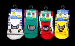 【新品】JR　新幹線靴下　4足セット（約13～16cm）