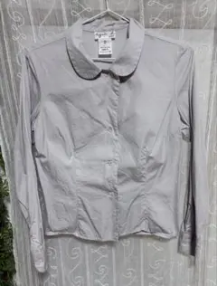 アニエスベー丸襟シャツ