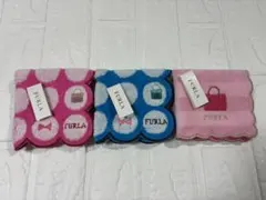 【未使用品】FURLA　 ミニハンカチ 3枚セット
