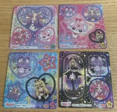 名探偵プリキュア　カレー　シール　４枚セット
