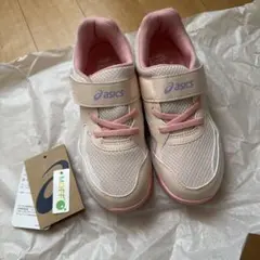 asics アシックス　キッズスニーカー　レーザービーム　ピンク　21.5cm
