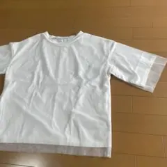Riche glamour チュールレイヤードTシャツ ホワイト Mのサムネイル