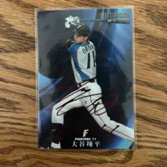 カルビー プロ野球チップス 大谷 翔平 エンゼルス 赤 箔サイン