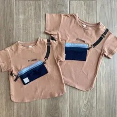 【apres les cours】Tシャツ 100 120 兄弟おそろい コーデのサムネイル