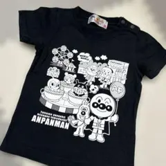 アンパンマン Tシャツ　90cm 黒