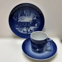 1930年 「港に向かう漁船」 イヤープレート ロイヤルコペンハーゲン