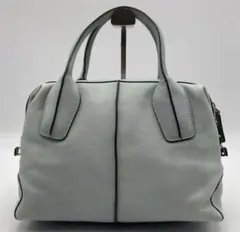 トッズ D スタイリングハンドバッグ　水色