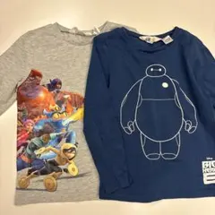 H&M ロンT BIG HERO 6 ベイマックス　2枚 110cm 4-6