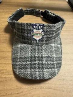 HAWKS GOLF チェック柄バイザー