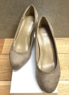 ナノユニバース nano universe パンプス ベージュ