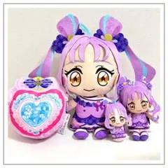 キミとアイドルプリキュア♪ ぬいぐるみ　マスコット　ポーチ　④点セットです！