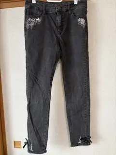 axes femme 刺繍入りデニム レースアップのサムネイル