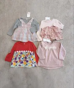 女の子 トップス 4点セット まとめ売り 90cm