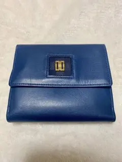 DAKS 二つ折り財布 青のサムネイル
