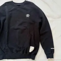 umbro ブラック スウェット トレーナー 古着 地厚 黒
