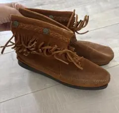 MINNETONKA ミネトンカ フリンジブーツ