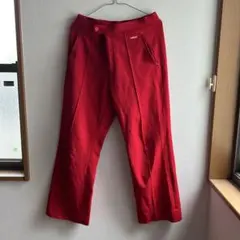 70s〜80s adidas 西ドイツ　トラックパンツ　赤　vintageのサムネイル