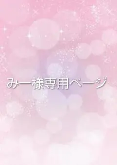 みー様専用ページ