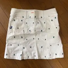 フィラ　ゴルフスカート　ホワイト　L