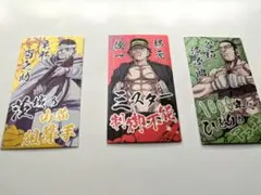 ゴールデンカムイ　喧嘩番付カードコレクション　3枚セット