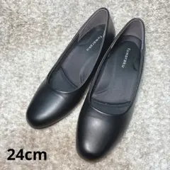 美品 fuwaraku フワラク 24cm ベーシックパンプス 防水 幅広のサムネイル