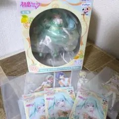 初音ミク ぬーどるストッパーフィギュア ライムver ラストゲット賞　おまけ付き