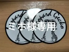 ミホ様専用　トカゲモドキ ステッカー 3枚セット