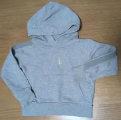 POLO　ラルフローレン　グレー フード付き スウェットパーカー