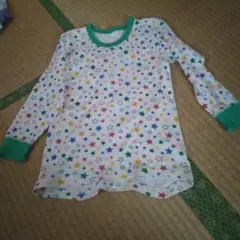 新品星柄長袖Tシャツ 100cm