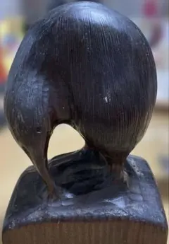 キーウィの木製インテリアオブジェ(ニュージーランド国鳥)