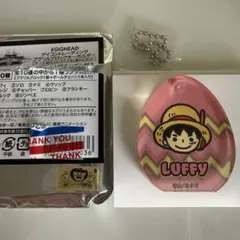 麦わらストア　アクリルブロックキーホルダー　ルフィ