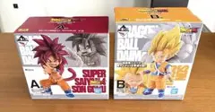 一番くじ ドラゴンボール ダイマ A賞 B賞 超サイヤ人 フィギュア セット