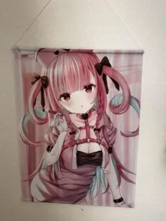湊あくあ等身大タペストリー - メルカリ