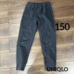 【美品】ユニクロ エアリズム ジョガーパンツ ブラック150